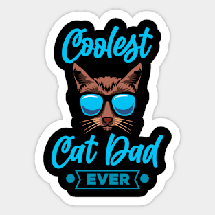 Cat Dad Sticker